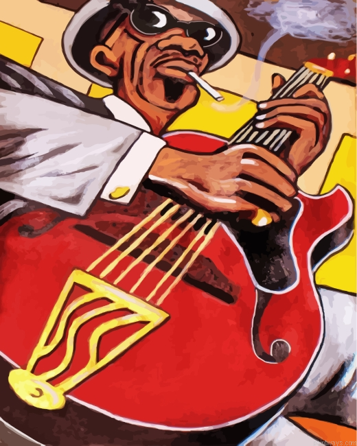 Musician Man Painting By Numbers.png
