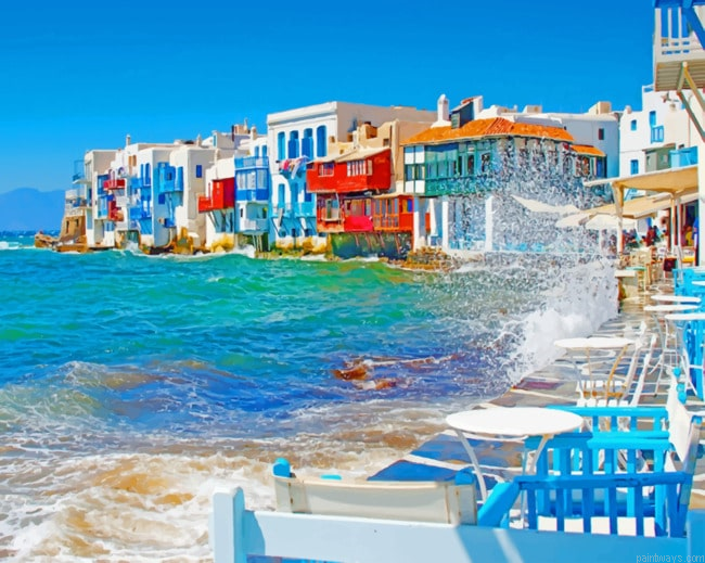 Mykonos Seascapes Painting By Numberss.png
