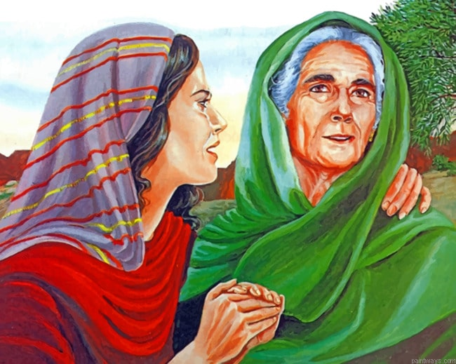 Naomi In The Book Of Ruth Arts Painting By Numberss.png