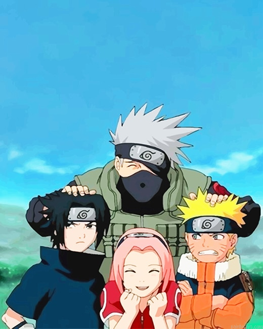 Naruto Shippuden Sasuke New Painting By Numberss.png
