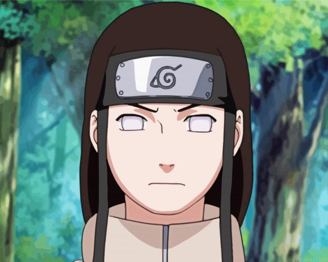 Neji Character Painting By Numberss.png