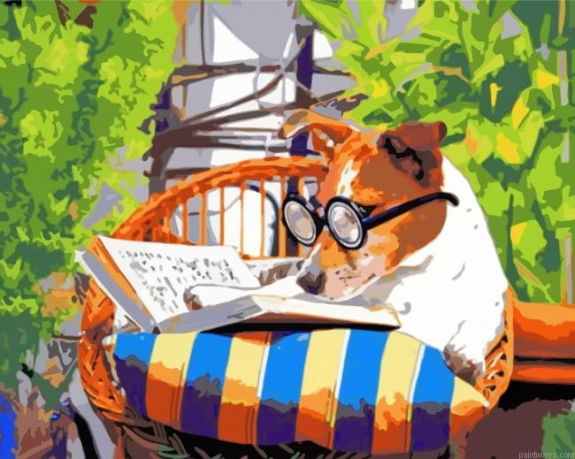Nerdy Dog Painting By Numbers.png