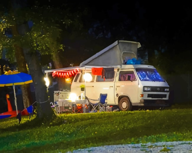 Night Camping New Painting By Numberss.png
