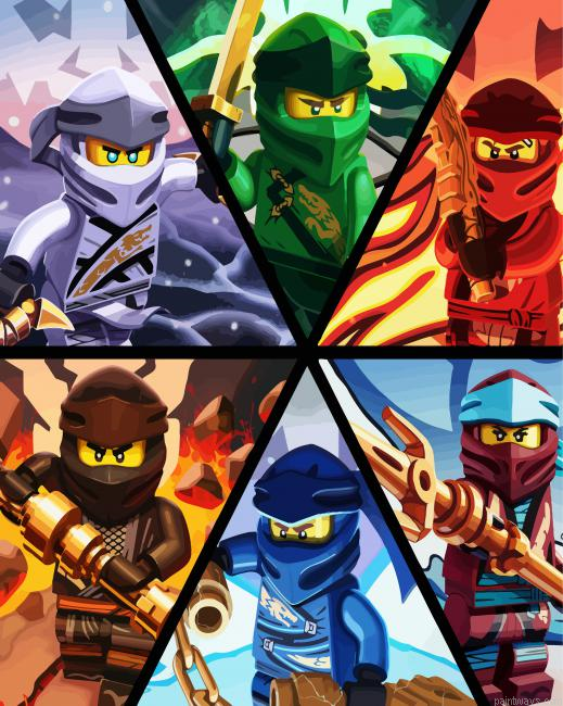 Ninjago Characters Painting By Numberss.png