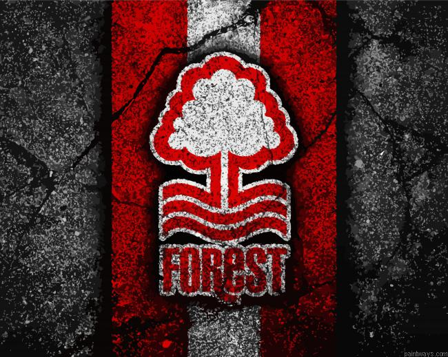Nottingham Fc Logo Painting By Numberss.png