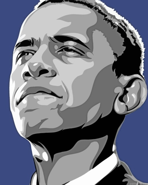 Obama Portrait Painting By Numberss.png