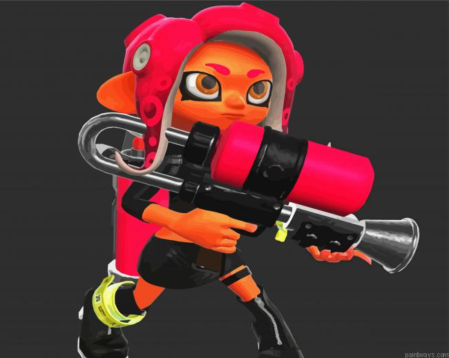 Octoling Character Painting By Numberss.png
