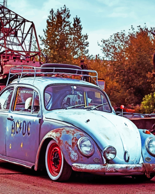 Old Beetle Cars Painting By Numberss.png