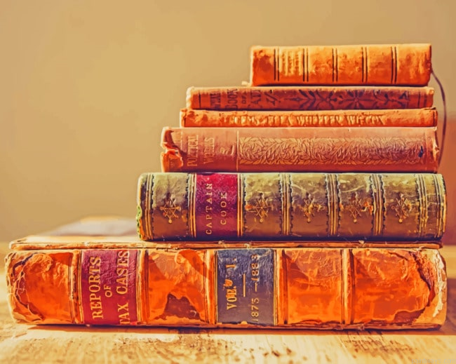 Old Books Painting By Numberss.png
