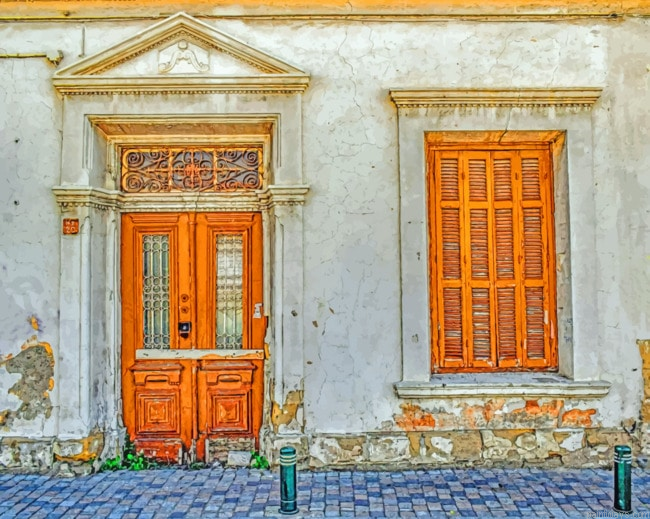 Old House Buildings Painting By Numberss.png