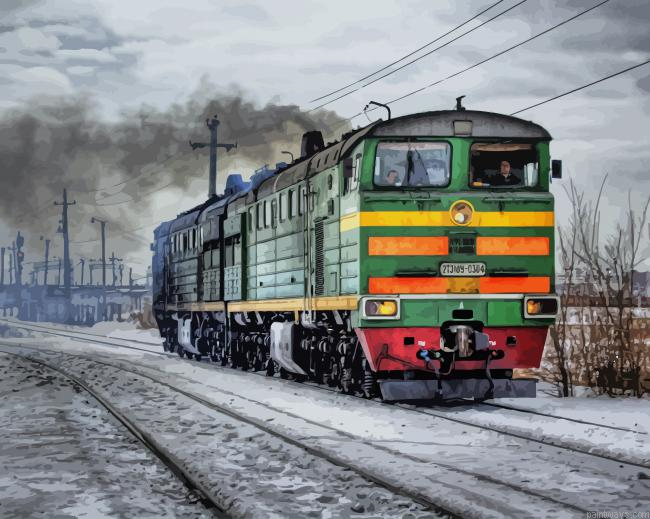 Old Train New Painting By Numberss.png