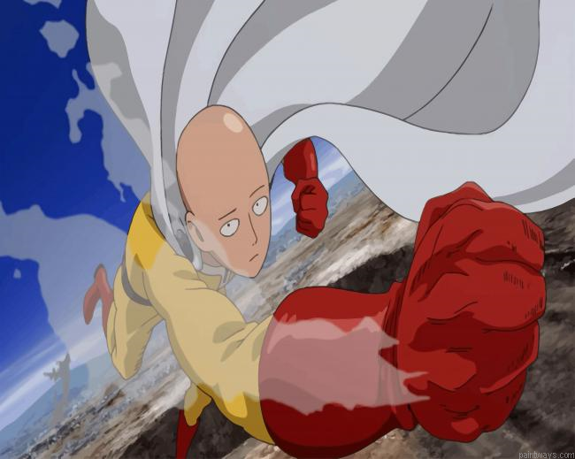One Punch Man Painting By Numbers.png