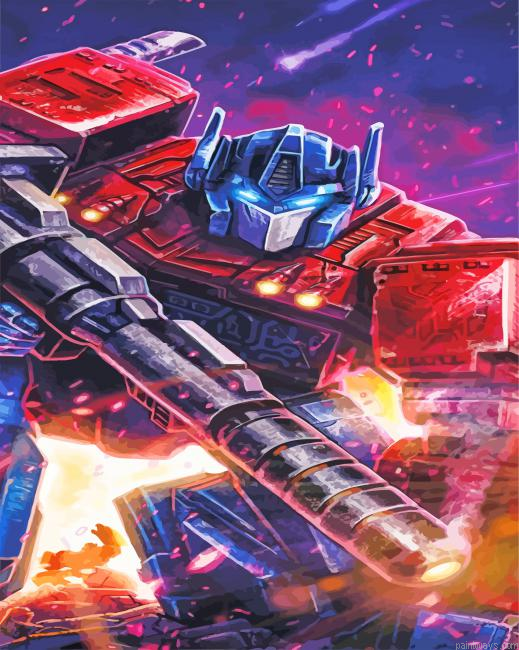 Optimus Prime Painting By Numberss.png