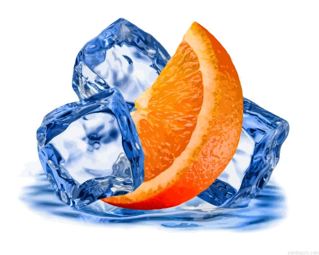 Orange And Ice Painting By Numbers.png