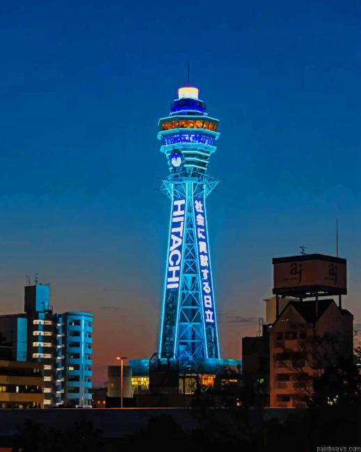 Osaka Japan Painting By Numbers.png