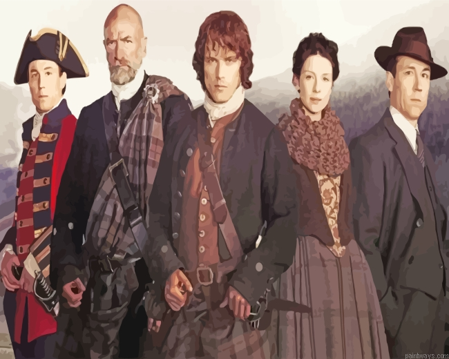 Outlander Movie Characters Painting By Numberss.png