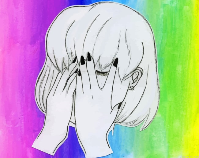 Overthinking Girl Arts Painting By Numberss.png