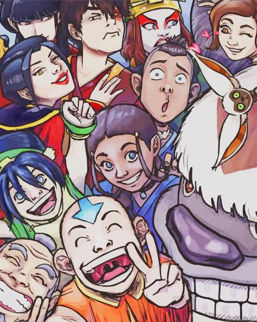 Painting Avatar The Last Airbender New Painting By Numberss.png