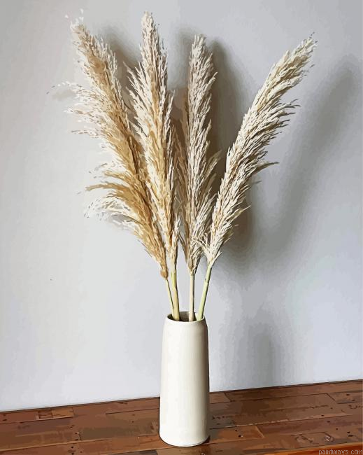 Pampas In Vase Painting By Numberss.png