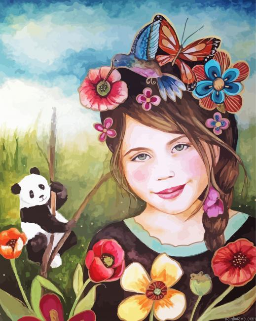 Panda And Lady Painting By Numberss.png