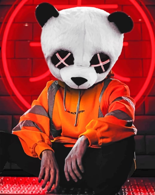 Panda Mask Illustrations Painting By Numberss.png