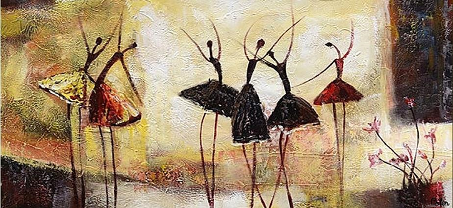 Panel Abstract Ballet Dancer Diy Painting By Numberss.png
