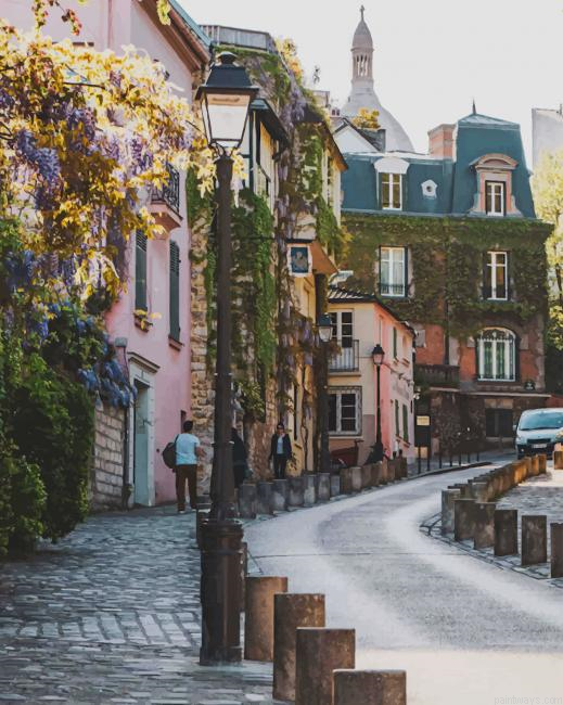 Paris Montmartre New Painting By Numberss.png