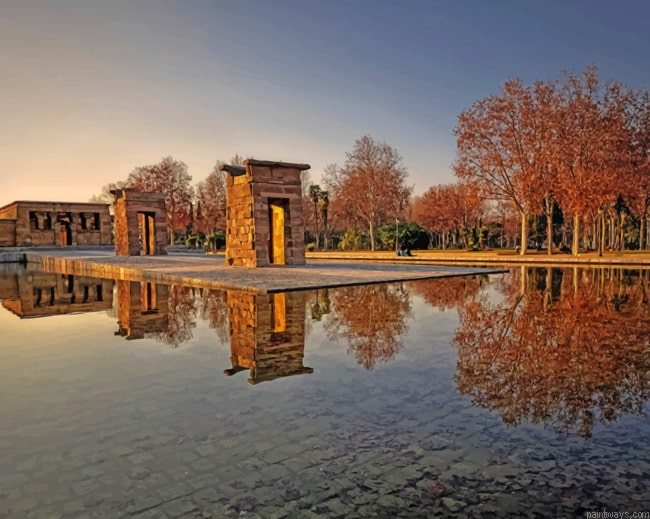 Park In Madrid Cities Painting By Numberss.png