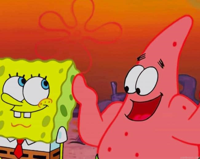 Patrick Spongebob New Painting By Numberss.png