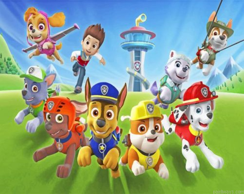 Paw Patrol Painting By Numberss.png