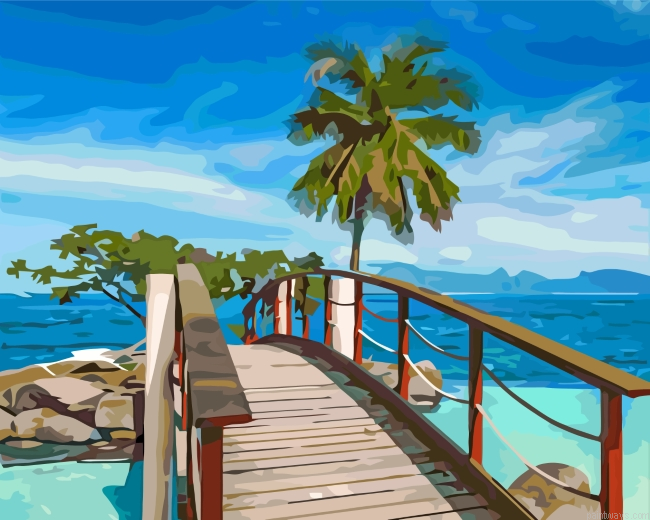 Peaceful Landscape Painting By Numbers.png