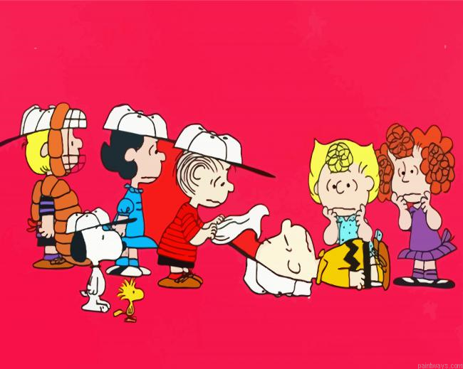 Peanuts Cartoon Painting By Numberss.png