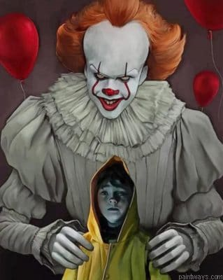 Pennywise It Painting By Numbers.png