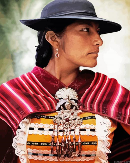 Peru Woman Painting By Numberss.png