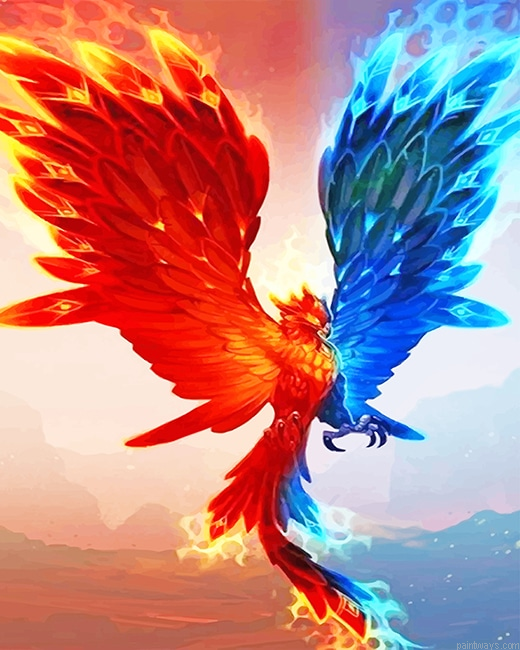 Phoenix Rising From Ashes New Painting By Numberss.png