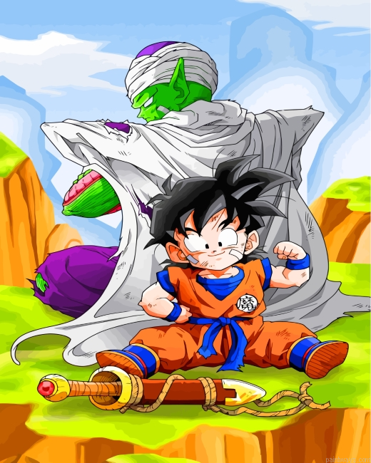 Piccolo And Gohan Painting By Numbers.png