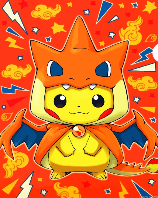 Pikachu Charizard Painting By Numbers.png