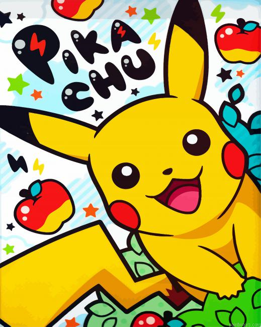 Pikachu Painting By Numbers.png