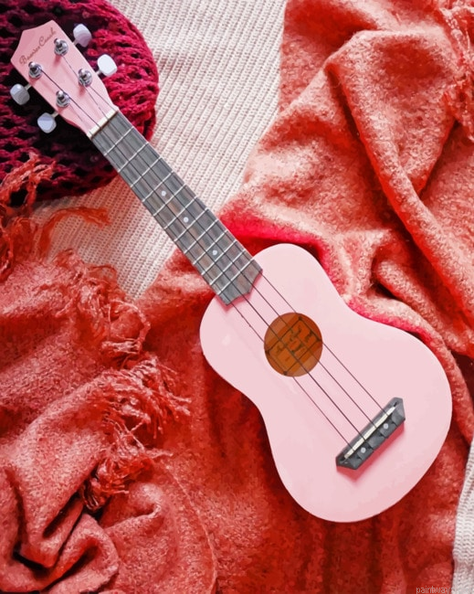 Pink Guitar Painting By Numberss.png