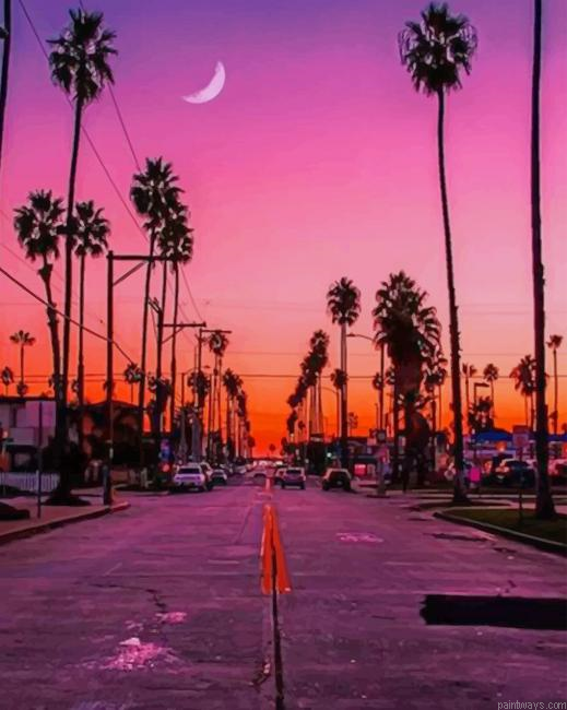 Pink Sunset New Painting By Numberss.png