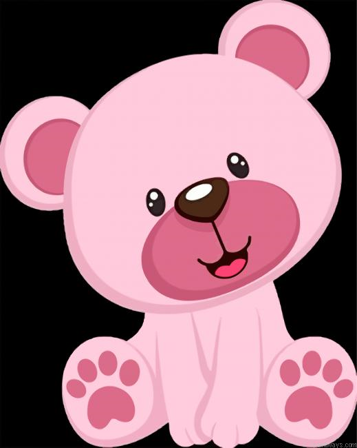 Pink Teddy Bear Painting By Numberss.png