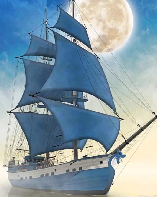 Pirate Ship Painting By Numberss.png
