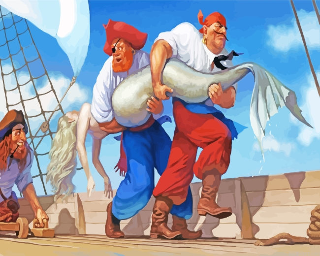 Pirates And Mermaid Painting By Numberss.png