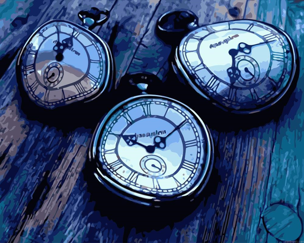 Pocket Watch Still Life Painting By Numberss.png