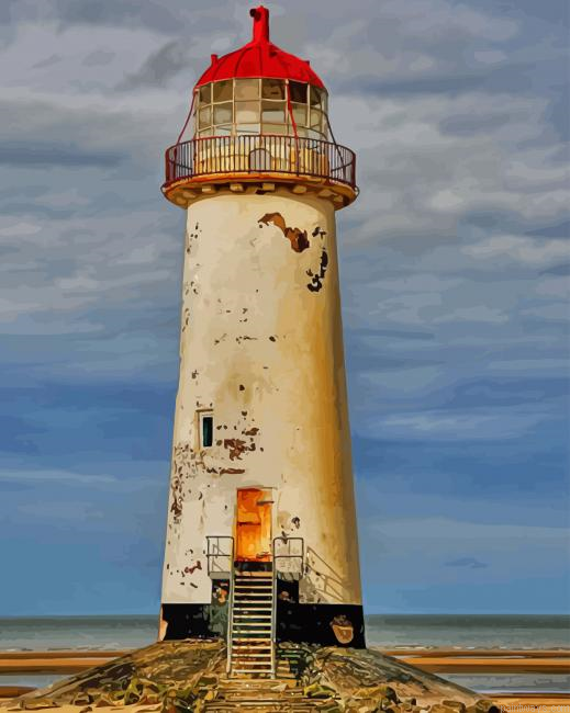 Point Of Ayr Lighthouse New Painting By Numberss.png