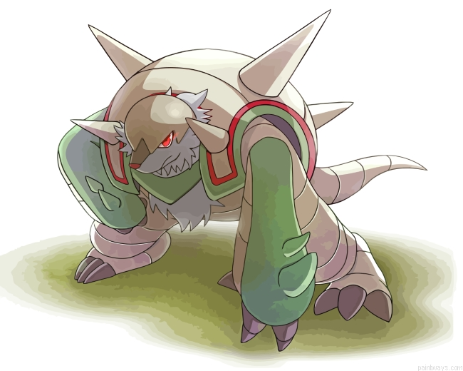 Pokemon Chesnaught Painting By Numbers.png