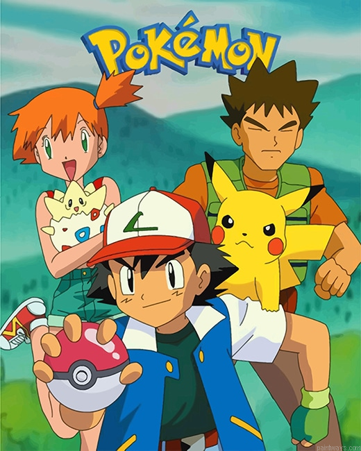 Pokemon First Generation New Painting By Numberss.png