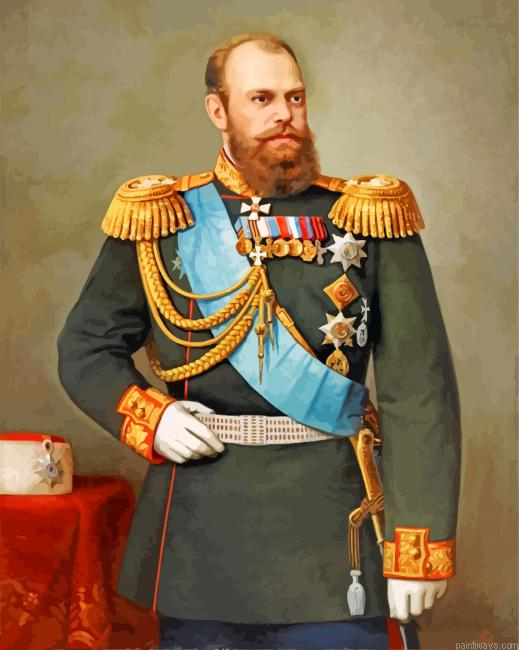 Portrait Of Alexander Iii Painting By Numbers.png
