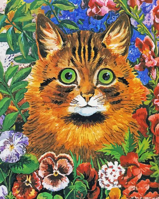 Poster Cat Study Painting By Numberss.png