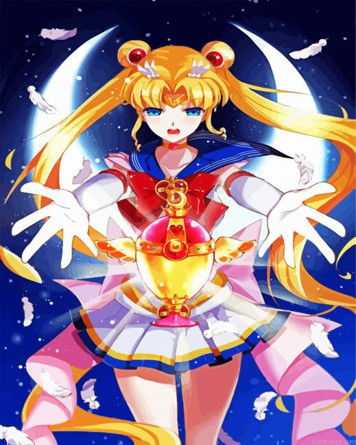 Powerful Usagi Tsukino Painting By Numberss.png